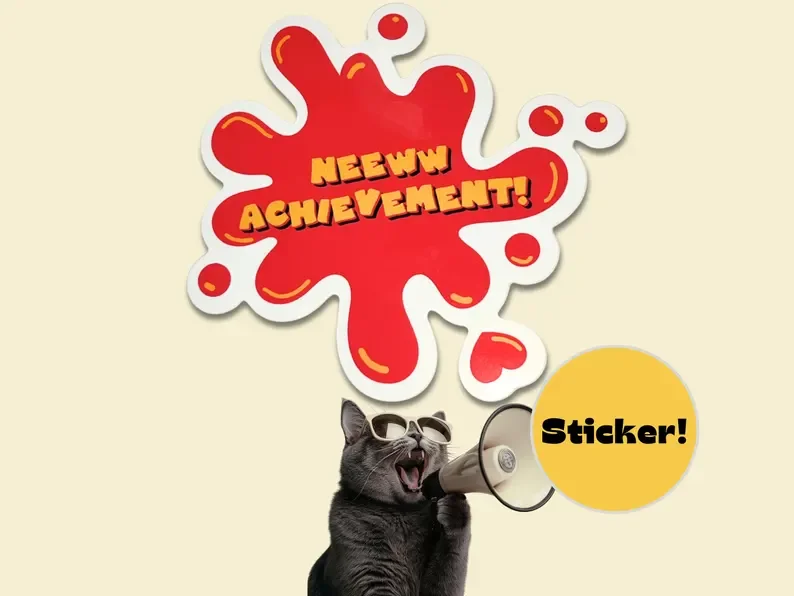 new achievement sticker from u/doomscrollercoaster