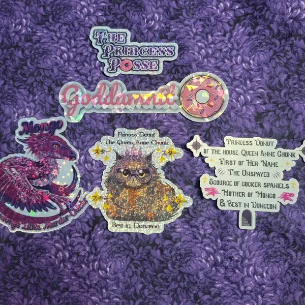 character stickers from u/ConspiracyxTheory13