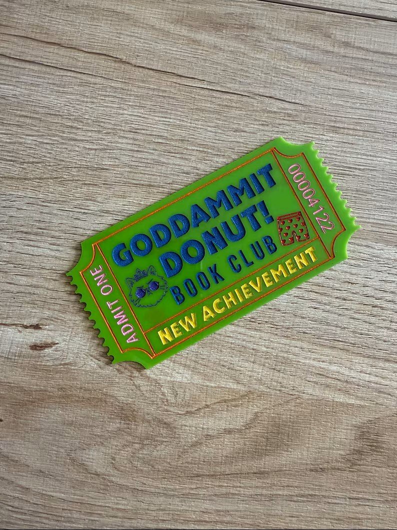 Donut Bookmark by u/wylowrutley