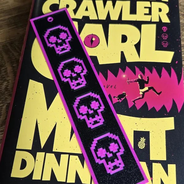 Skulls Bookmark from u/AnexSR