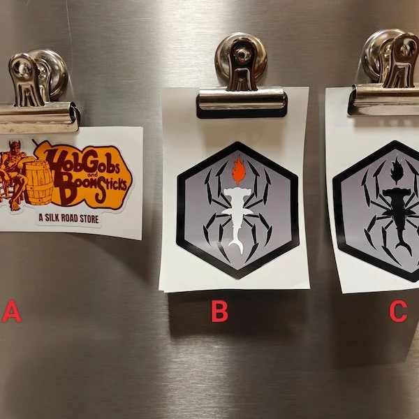 Jamal and Hobgobs & Boomsticks Stickers from u/Stampeed13