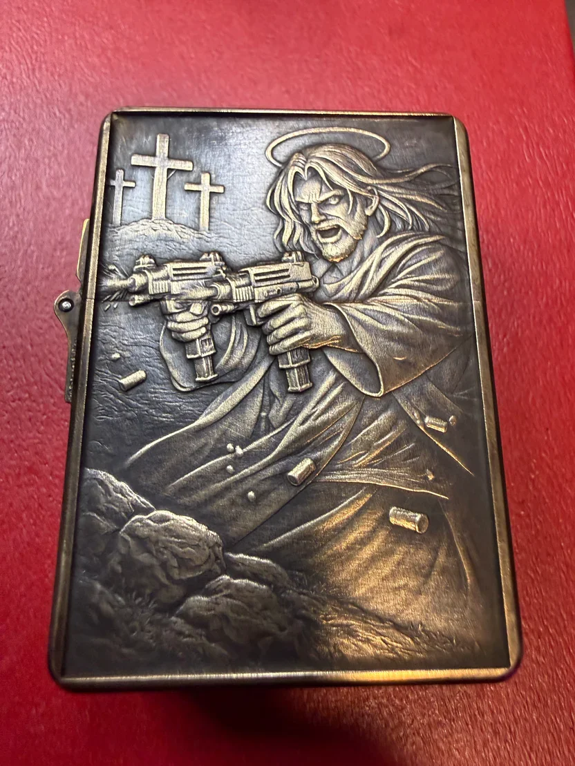 Uzi Jesus heavy duty Zoro 915 lighter by u/Dr-Rumor