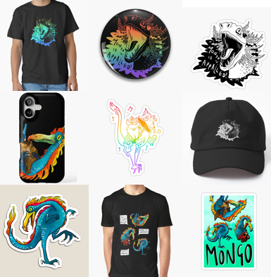 Mongo Stickers by u/the_doodlemancer