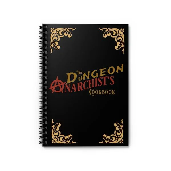 dungeon anarchists cookbook notebook from u/Muted_Emergency5616