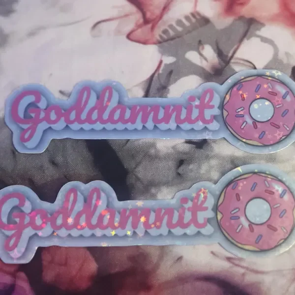 goddamnit donut sticker from u/ConspiracyxTheory13