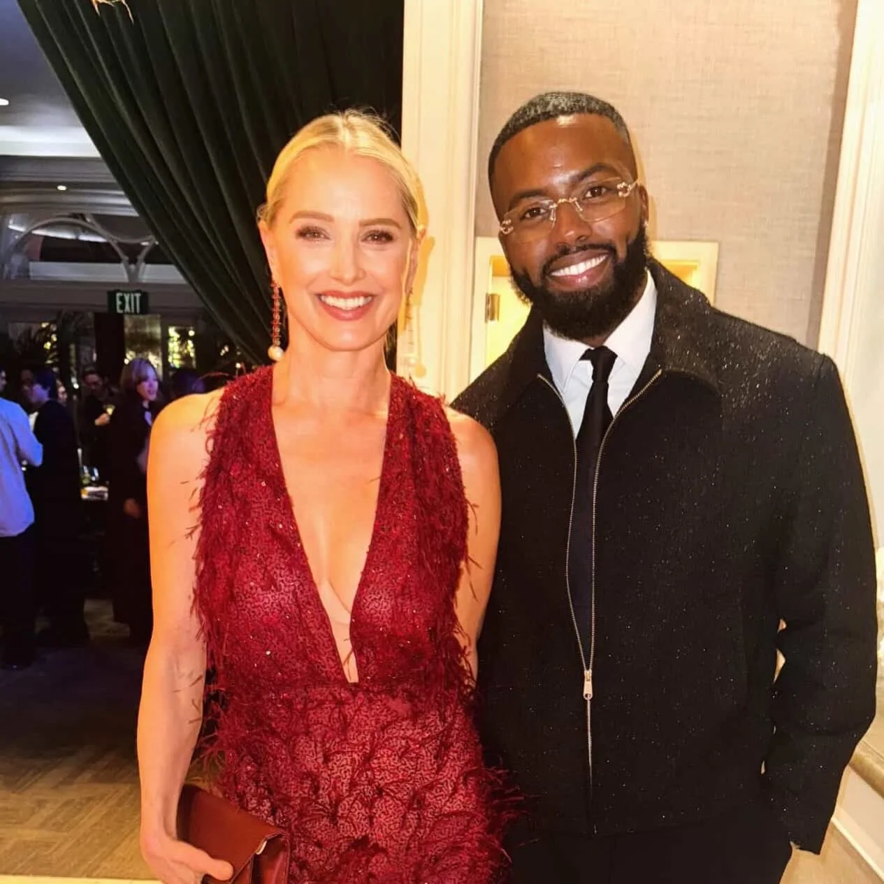 Katherine LaNasa with Lawrence Robinson at the 2025 ELLE Women in Hollywood Celebration. 

Picture Credit: @lawrencehrobinson 

#thepitt #katherinelanasa #lawrencerobinson #ellewomeninhollywood