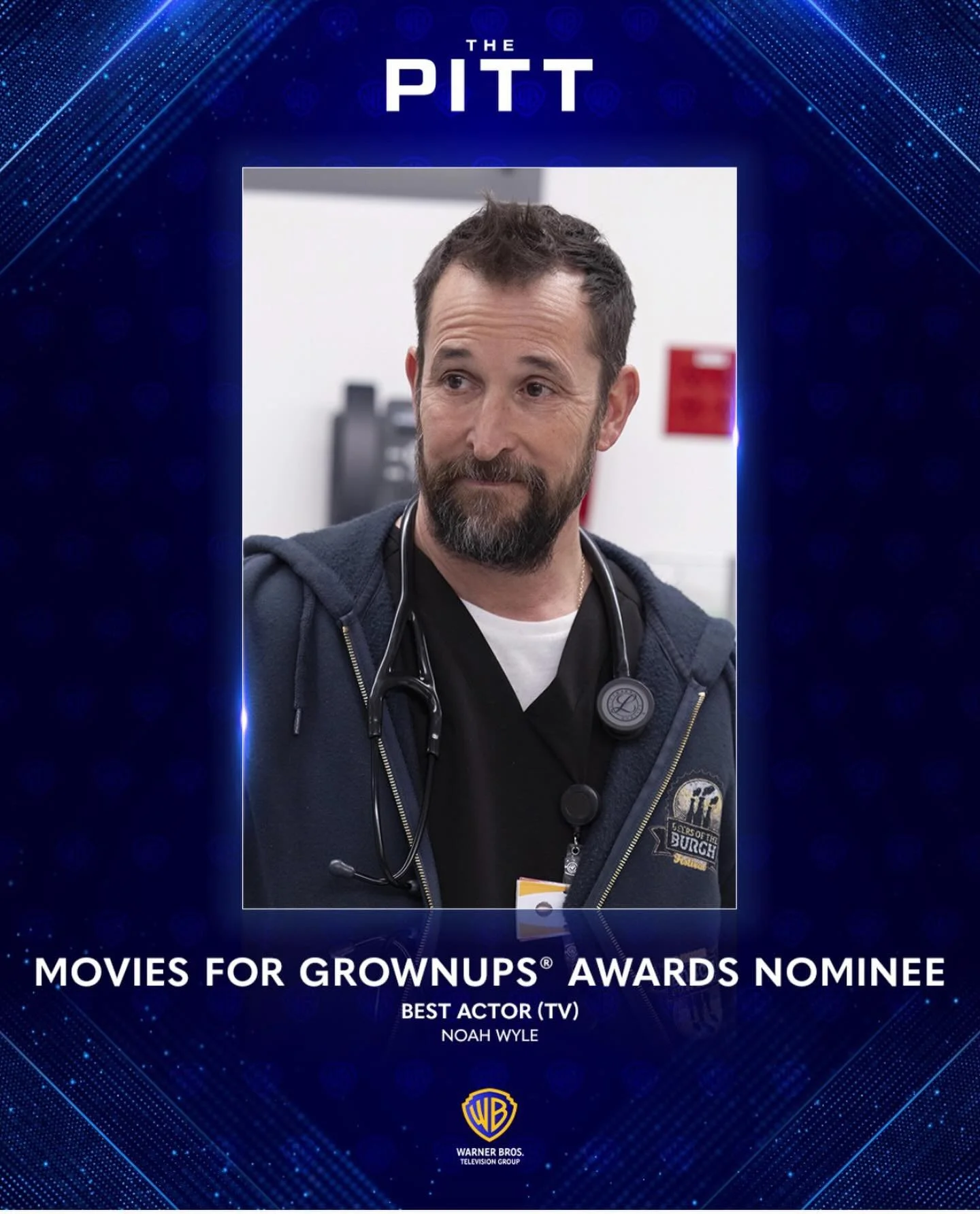 Congratulations Noah on the Movies For Grownup Awards for Best Actor!!! 🥳

Picture Credit: @warnerbrostv 

#thepitt #noahwyle #moviesforgrownupsawards #bestactor #warnerbrothersstudio