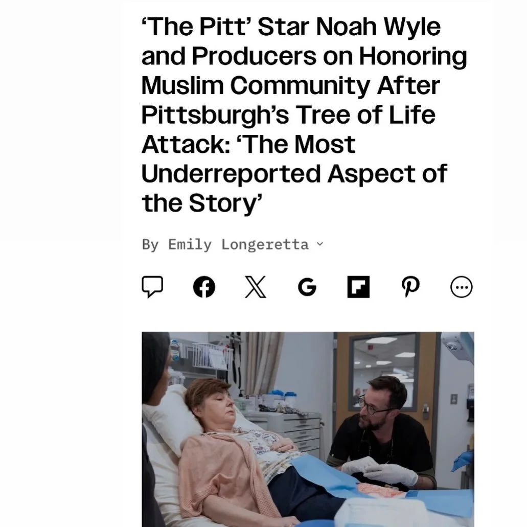 Article by: Variety talking about Honoring Muslim Community After Pittsburgh&rsquo;s Tree of Life Attack: The Most Underreported Aspect of the Story

#thepitt #warnerbrothersstudios #variety #hbomax