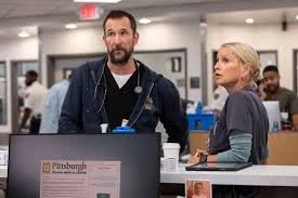 Katherine LaNasa Says Noah Wyle Told Her That Her Husband Grant Show is “Too Handsome” To Guest Star On ‘The Pitt’