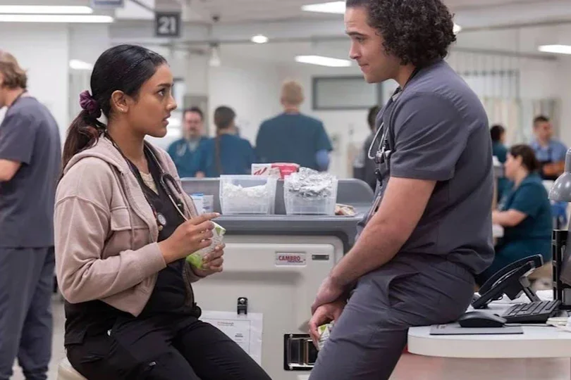 The Pitt star's upcoming spicy hockey romance series is about to be the hot topic on everyone's lipsF