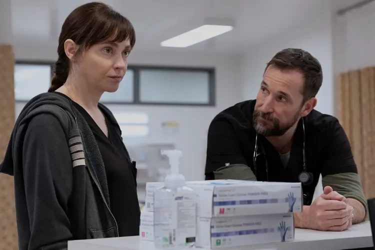 Fiona Dourif Jokes Noah Wyle Is to Blame for Line About Her 'Witch's Cackle' in The Pitt