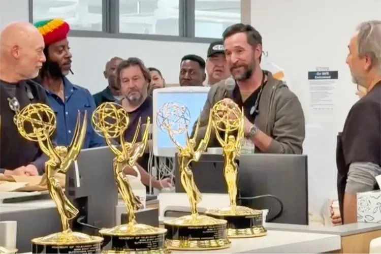 The Pitt Cast and Crew Celebrate Emmys Sweep on Set: ‘This Really Is a Collective Achievement’