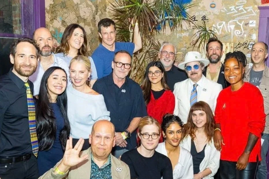 The Cast at the 60th Anniversary Star Trek table read