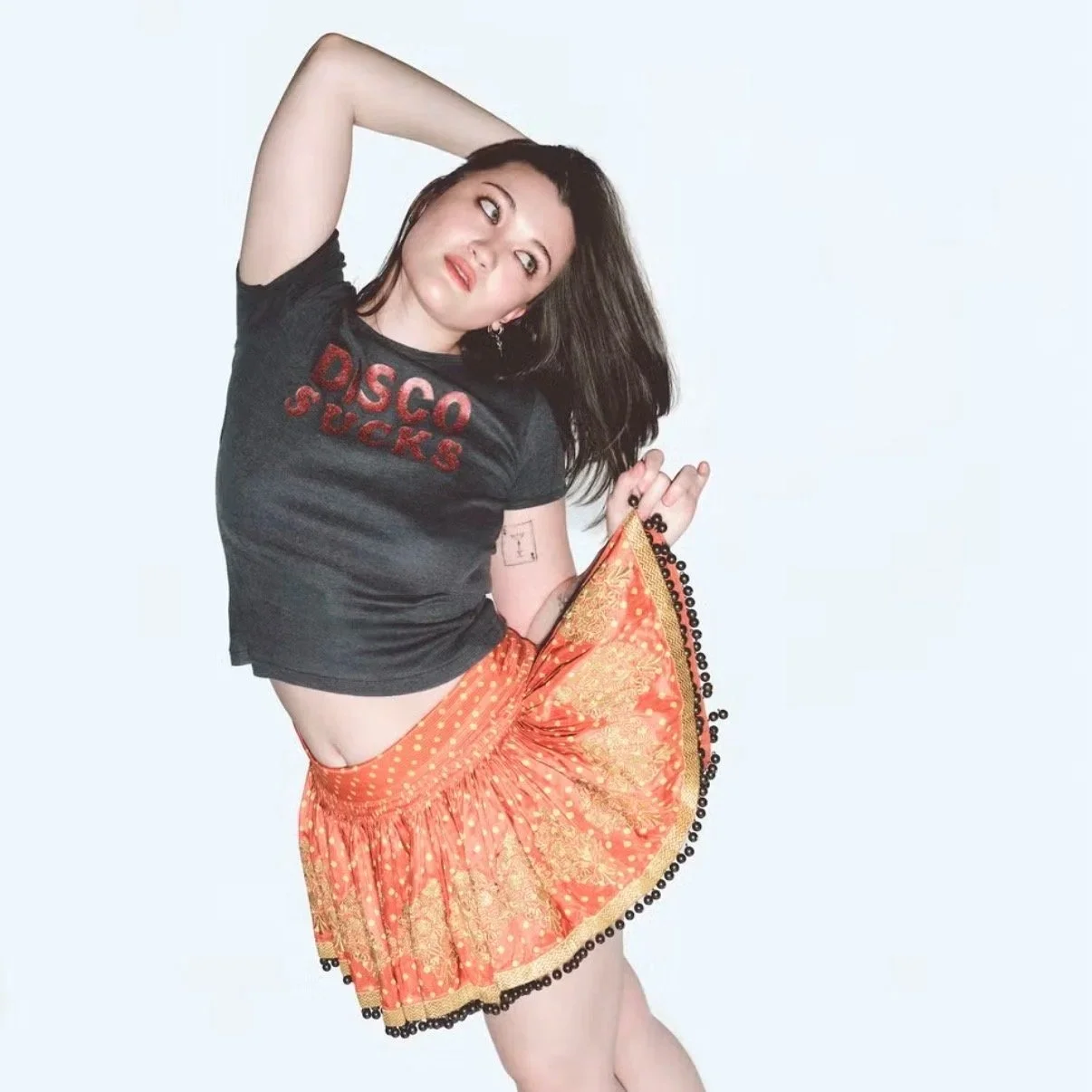 Isa Briones with Elle