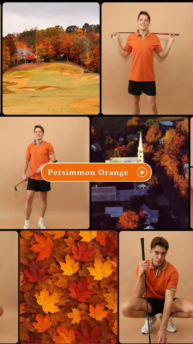 The color we can't get enough of
#persimmon #fallseason #fashion #lifestyle #lifestylephotography #brand #apparel #designer #golfstyle #golffashion #golf⛳️ #golfaesthetic