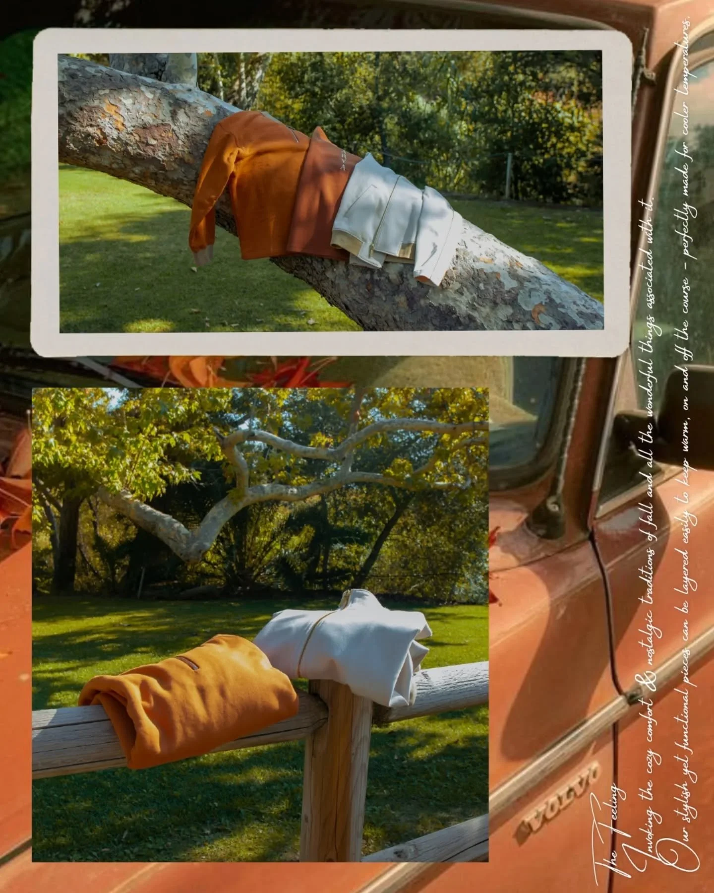 Fall 2025 Closeup - Part IV
Invoking the cozy comfort and nostalgic feelings of the fall season and all the wonderful things associated with it.
Our stylish yet functional pieces are meant to be layered easily with what you already have in your cl