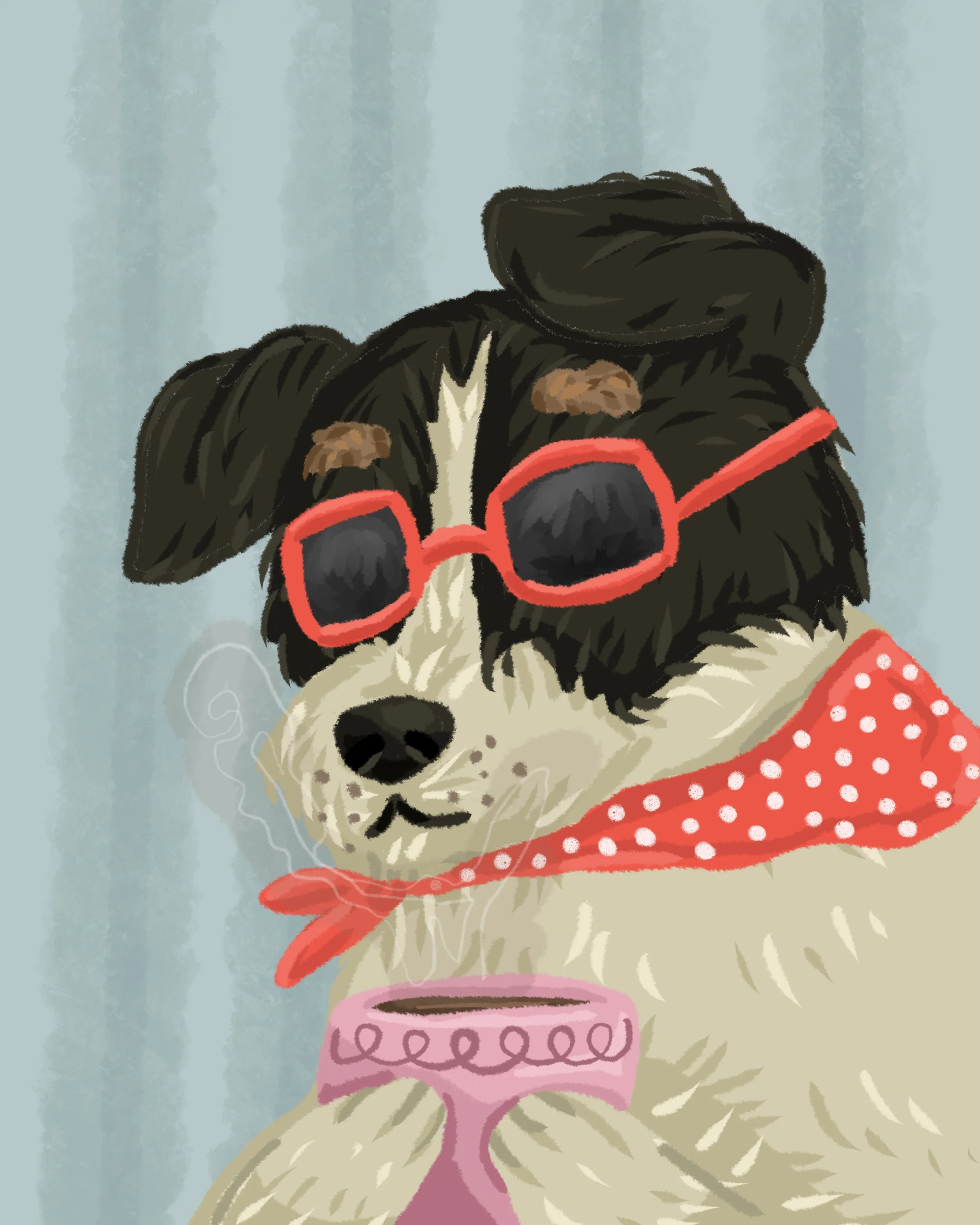 A Coffee Connoisseur.
Digital Illustration - 2025