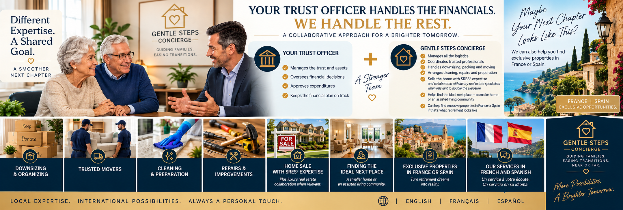 Can Gentle Steps Concierge Work With My Trust Officer?