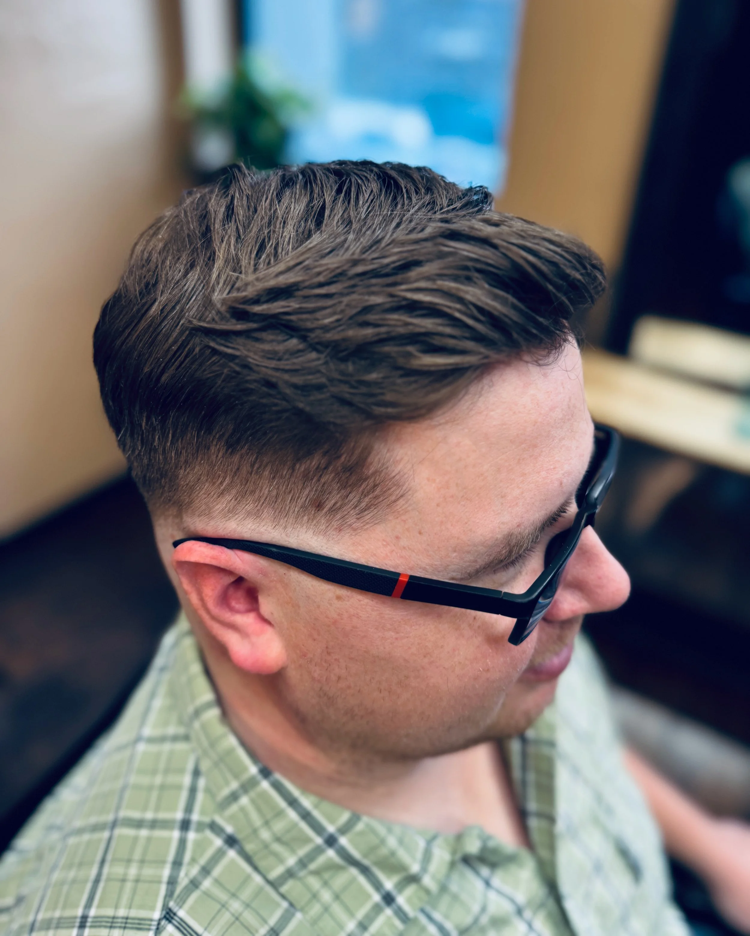 men's low skin fade