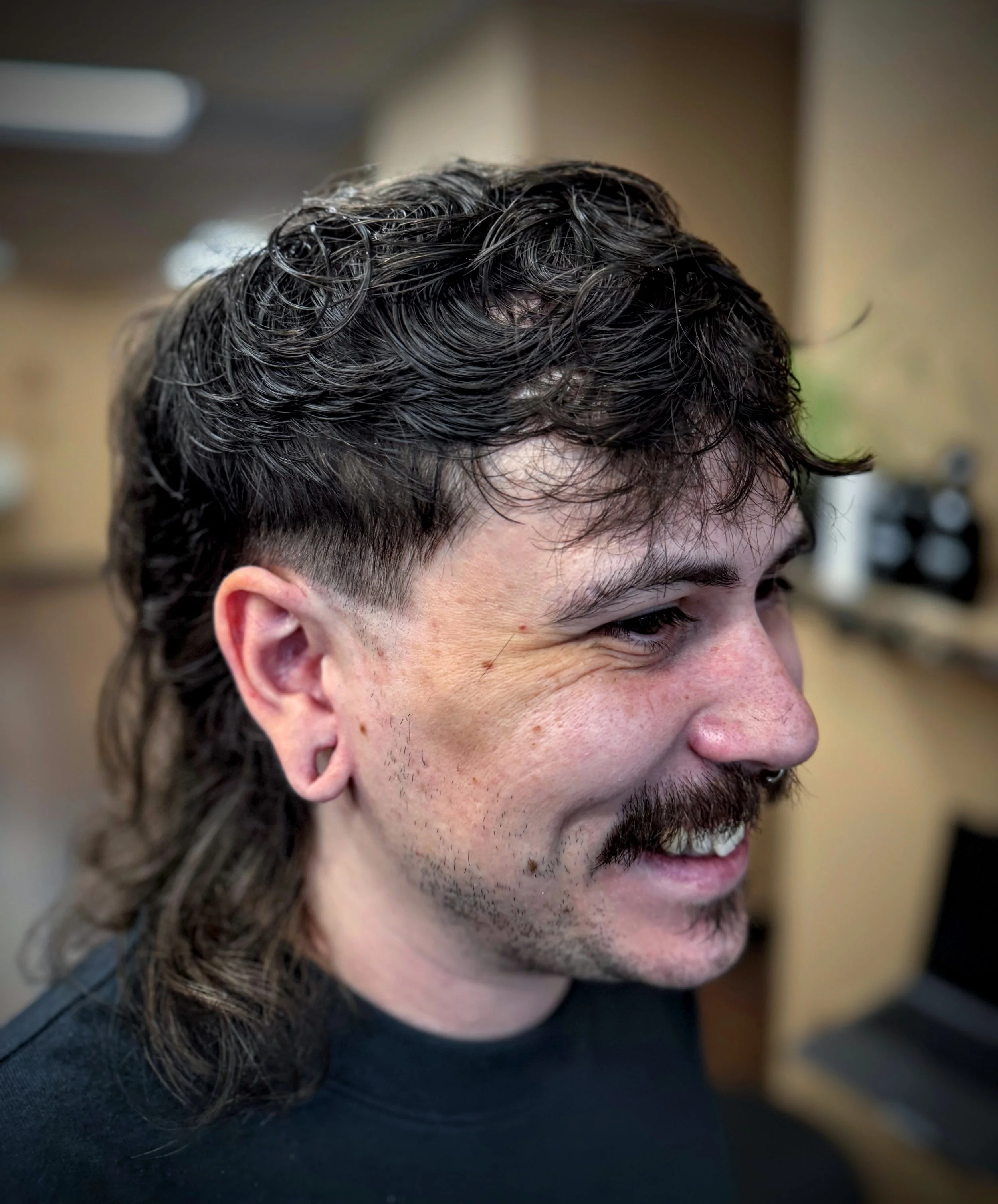 Modern mullet long