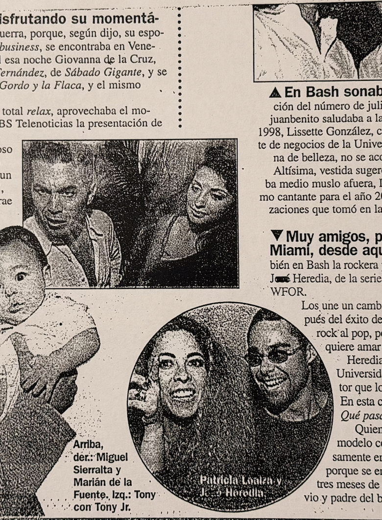 Jorge Heredia -Producer- Actor -Host-¿Qué Pasa Miami? -Patricia-Loaiza-Singer-Bash