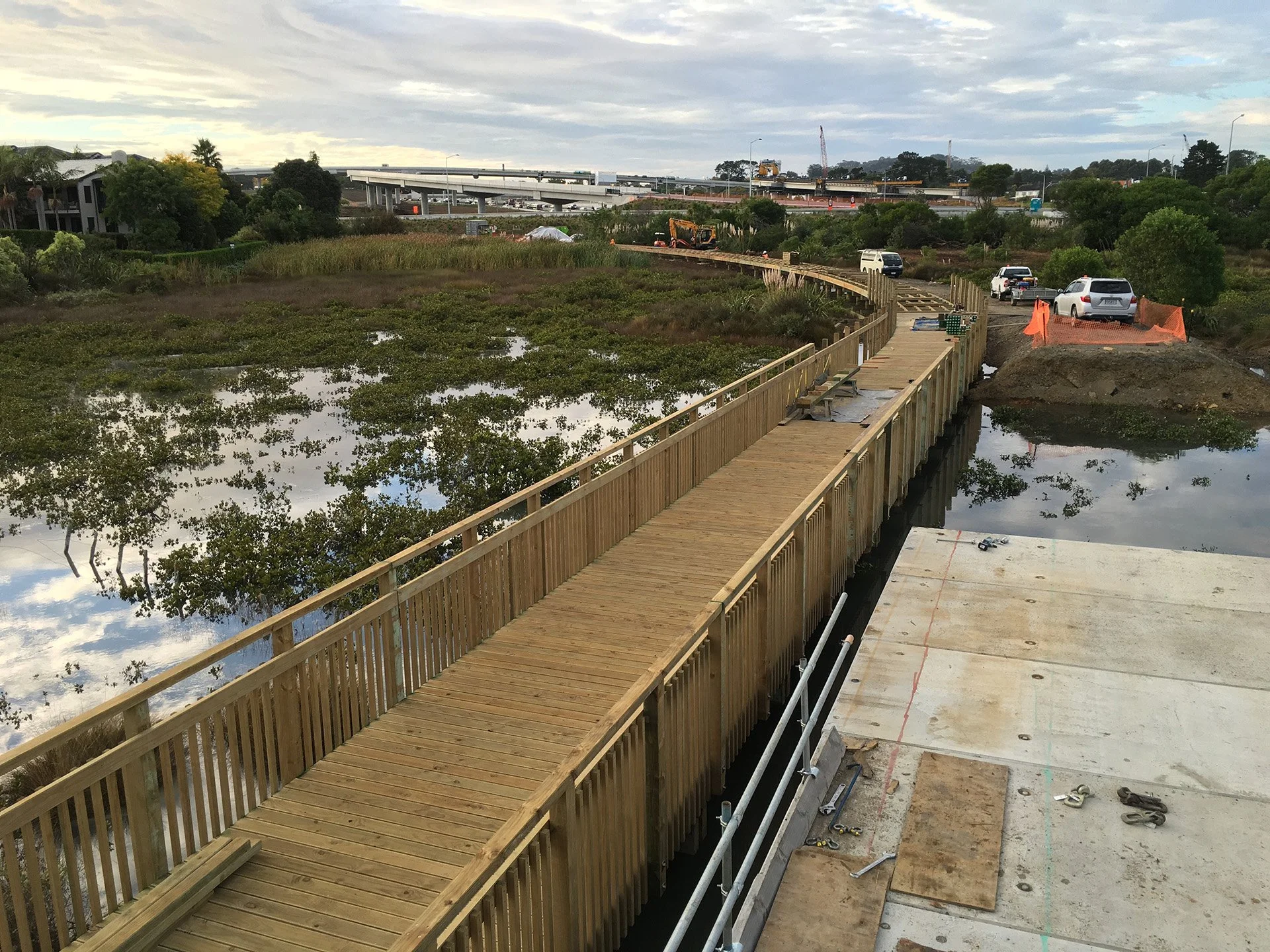 Armishaw Park Coastal Boardwalk Construction