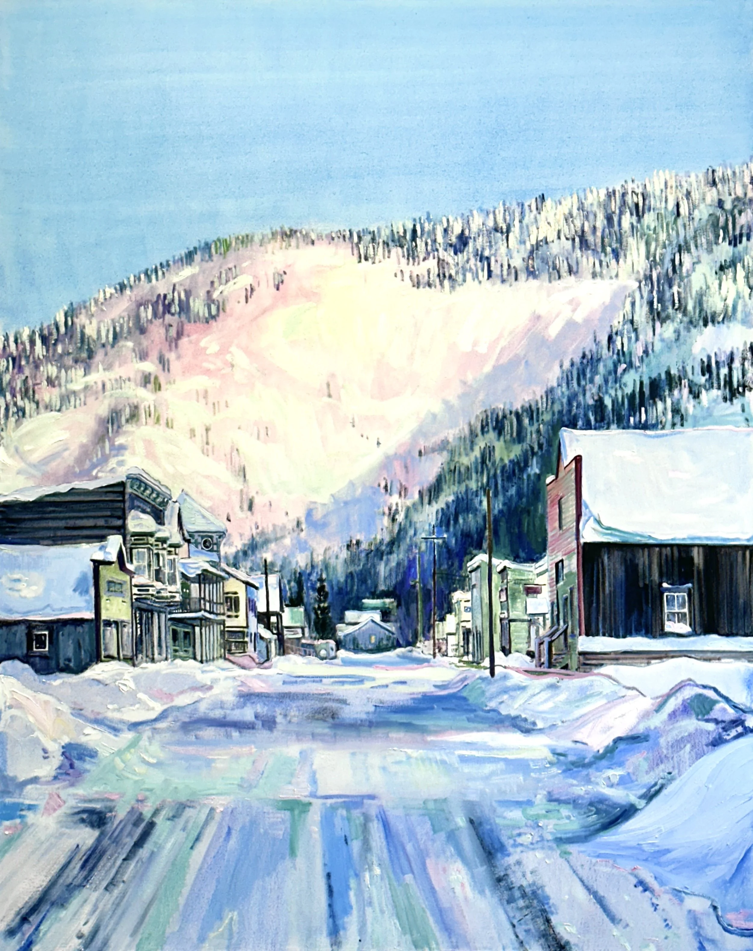 Moosehide Slide
Oil on canvas
60x48 inches
Available