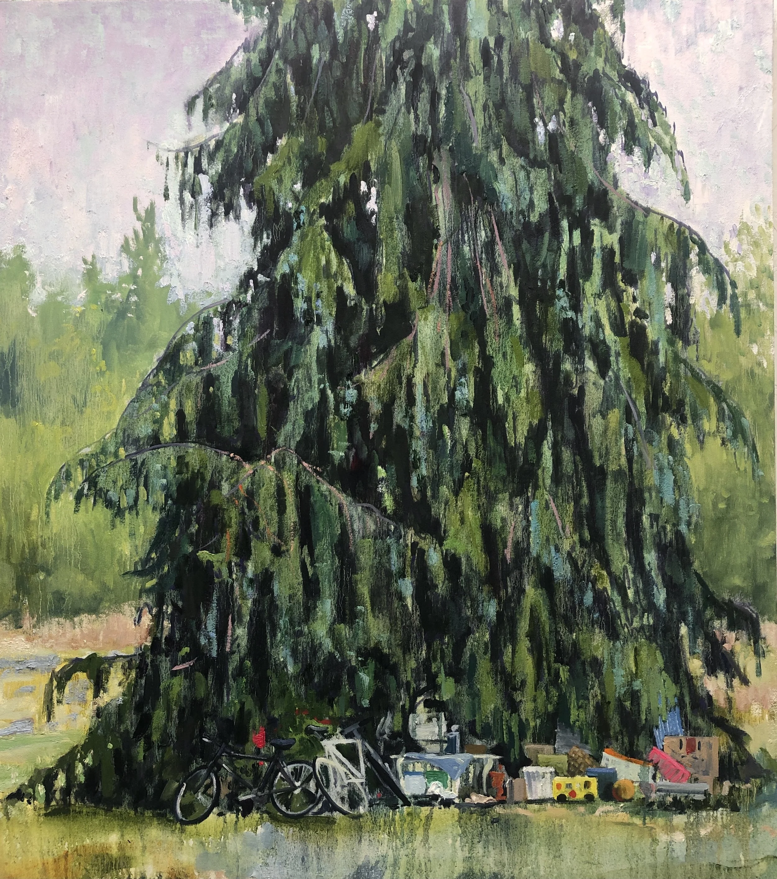 Mother Tree
Oil on canvas
34x32 inches.
Available
