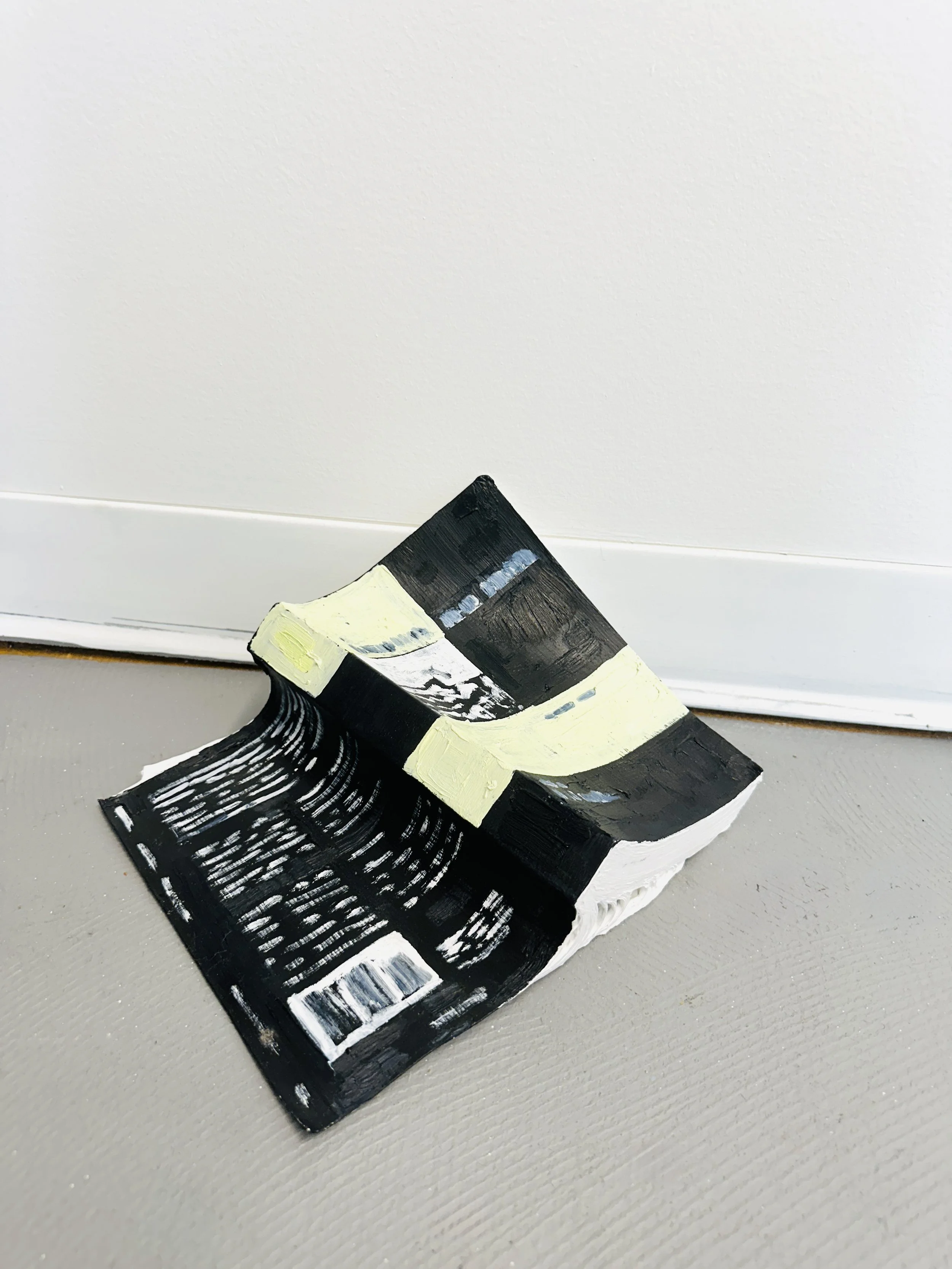 Landscape Theory
Oil and mixed media
on book. 2022