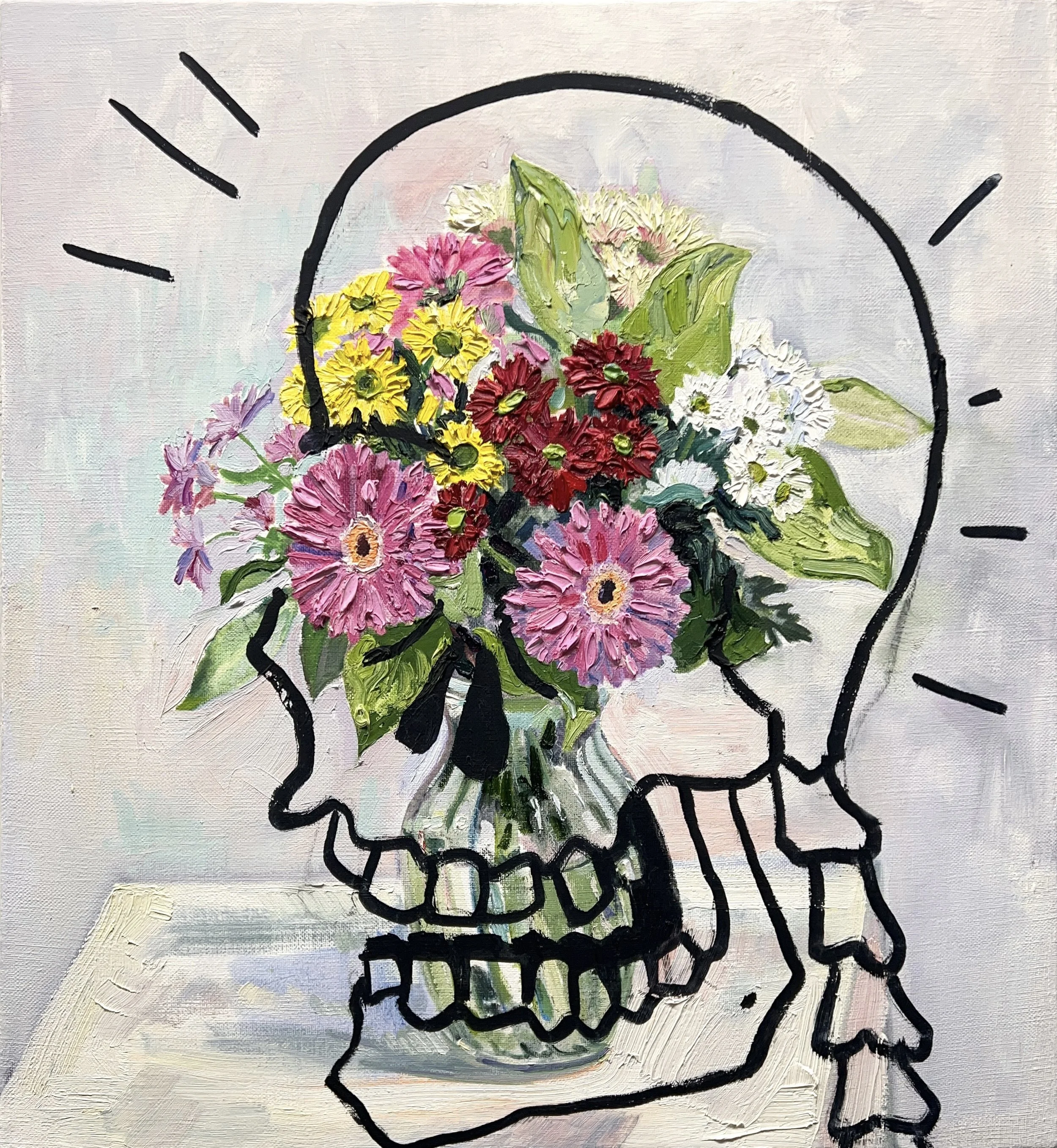You Lose Some
Oil on canvas
24x22 inches. 2019
Private Collection