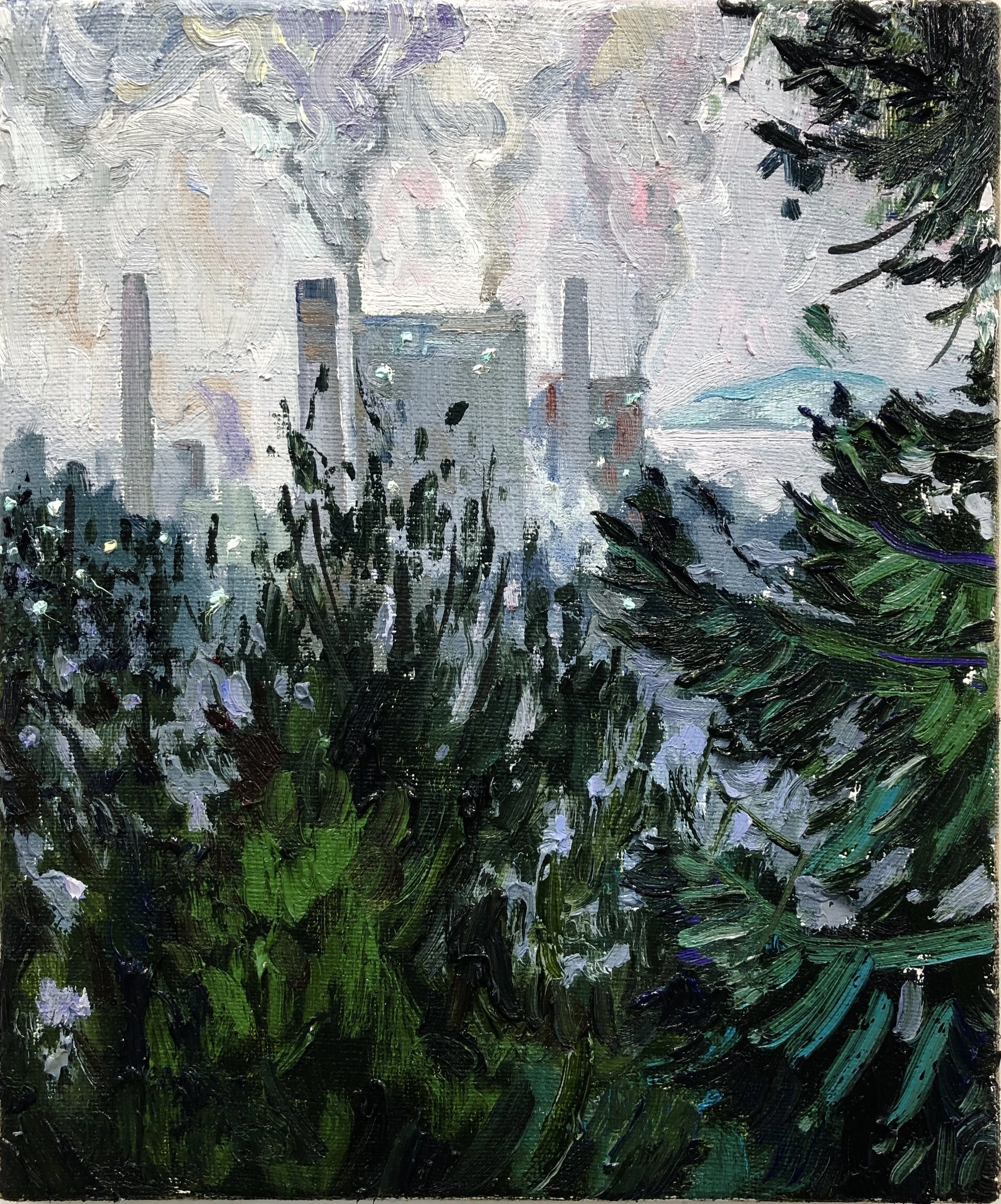 Tree Eater
Oil on linen
12x10 inches
Private collection