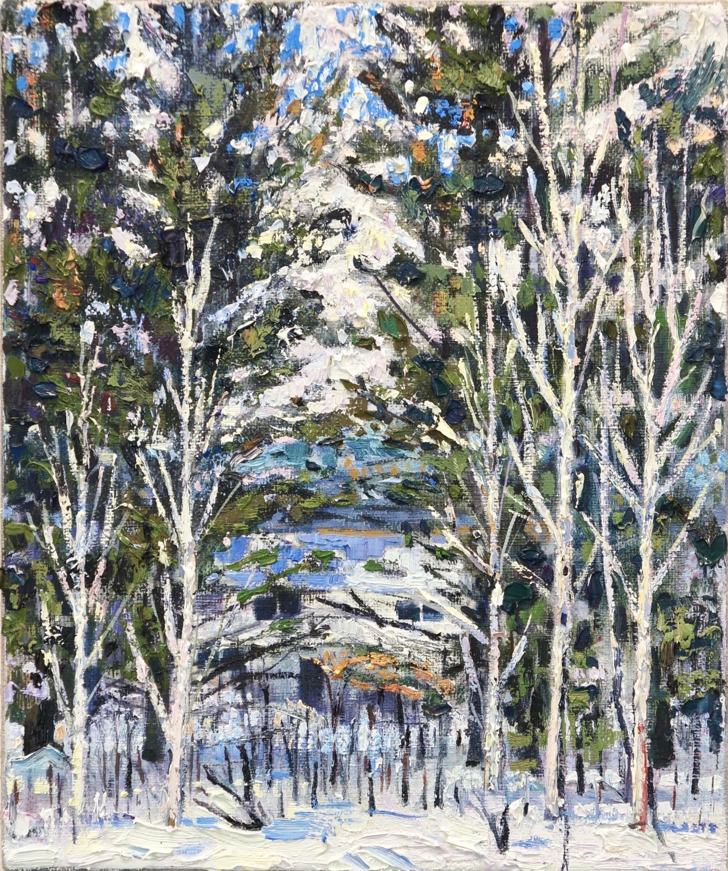 Natural Habitat
Oil on linen
12x10 inches. 2019
Vermont