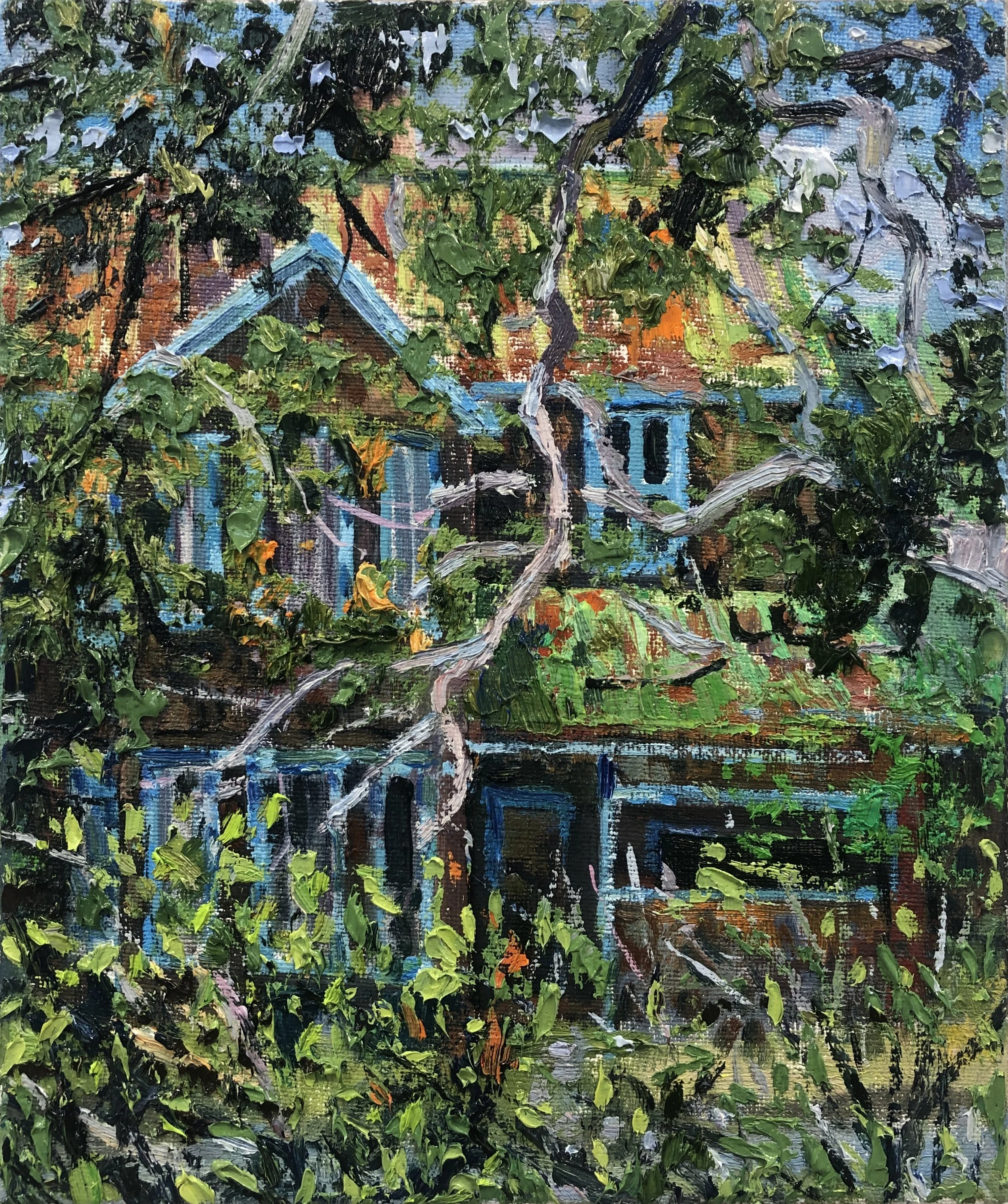 Quiet House
Oil on linen
12x10 inches. 2020
Private collection