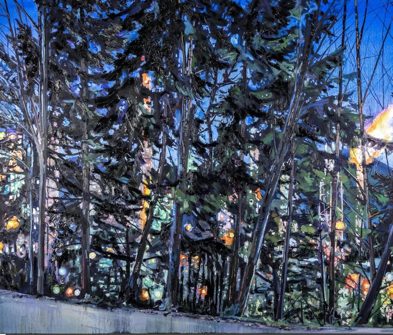 View of the Refinery
Oil on canvas.
60x72 inches
2019
Available