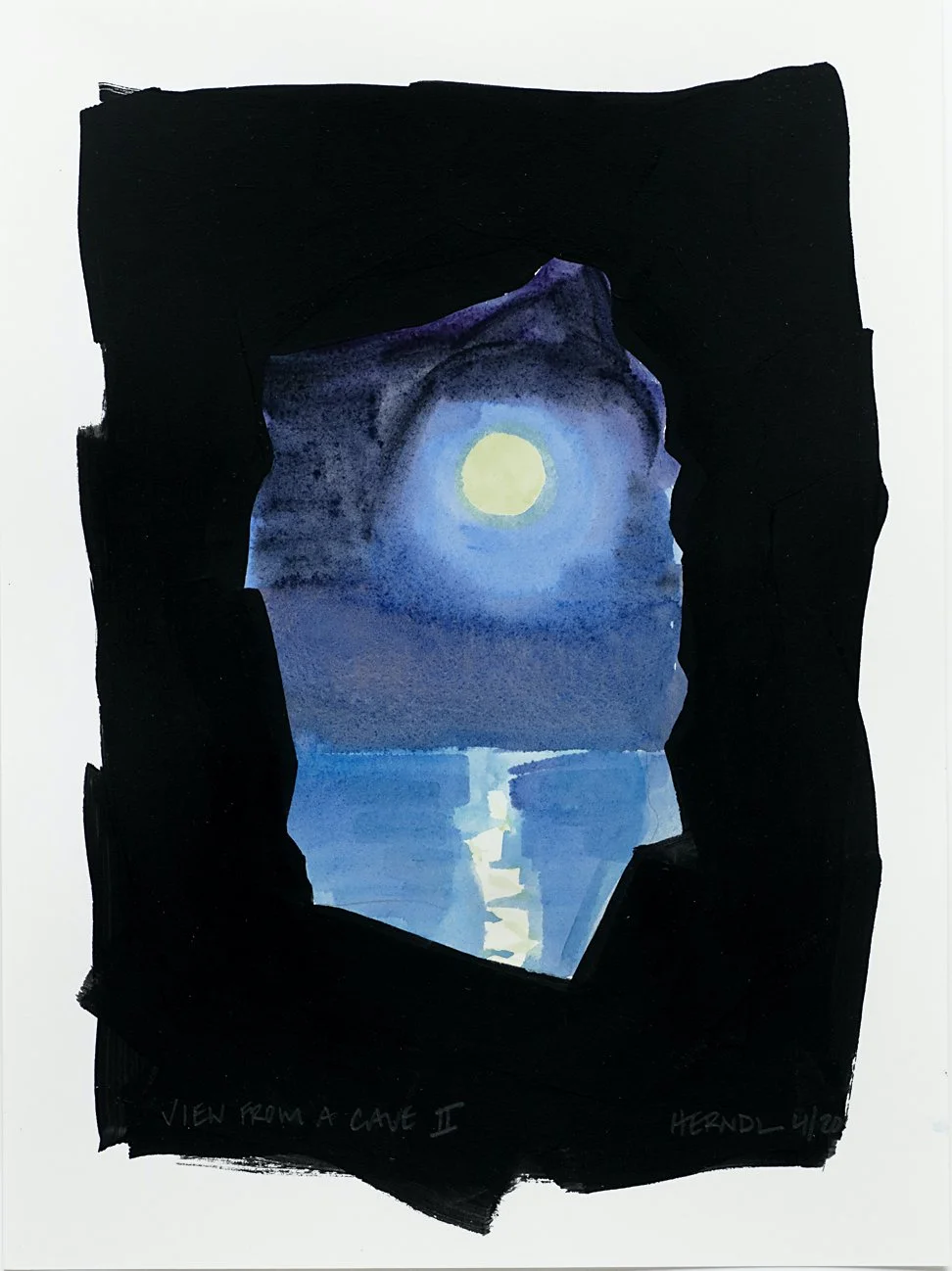 03 View From a Cave, Alison Commsion. 2021. Watercolour 12x9 inches.jpeg