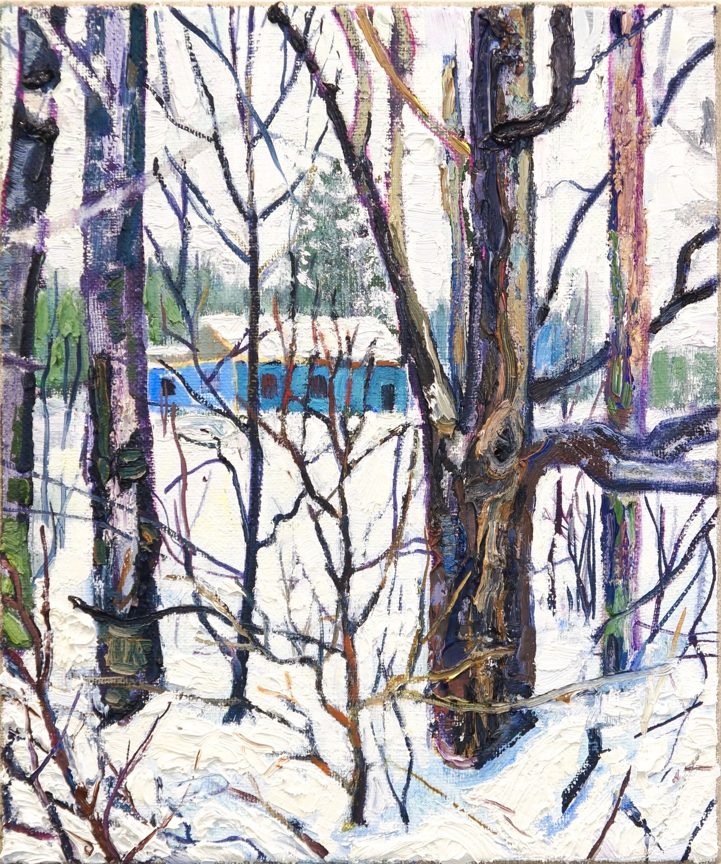 Blue Recluse
Oil on linen
12x10 inches
Vermont 2019.
Private collection