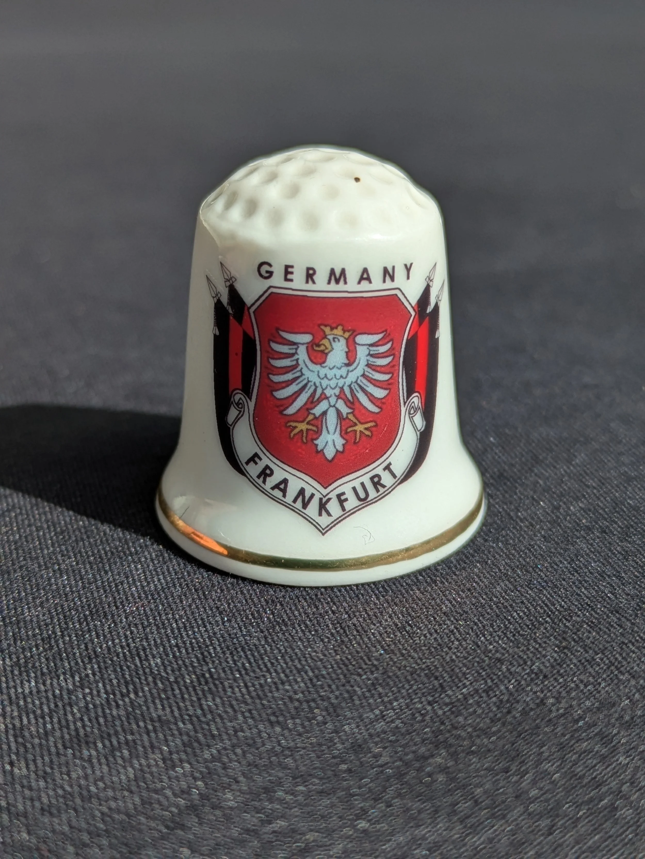 Frankfurt, Germany. Someday we'll explore more than just your airport