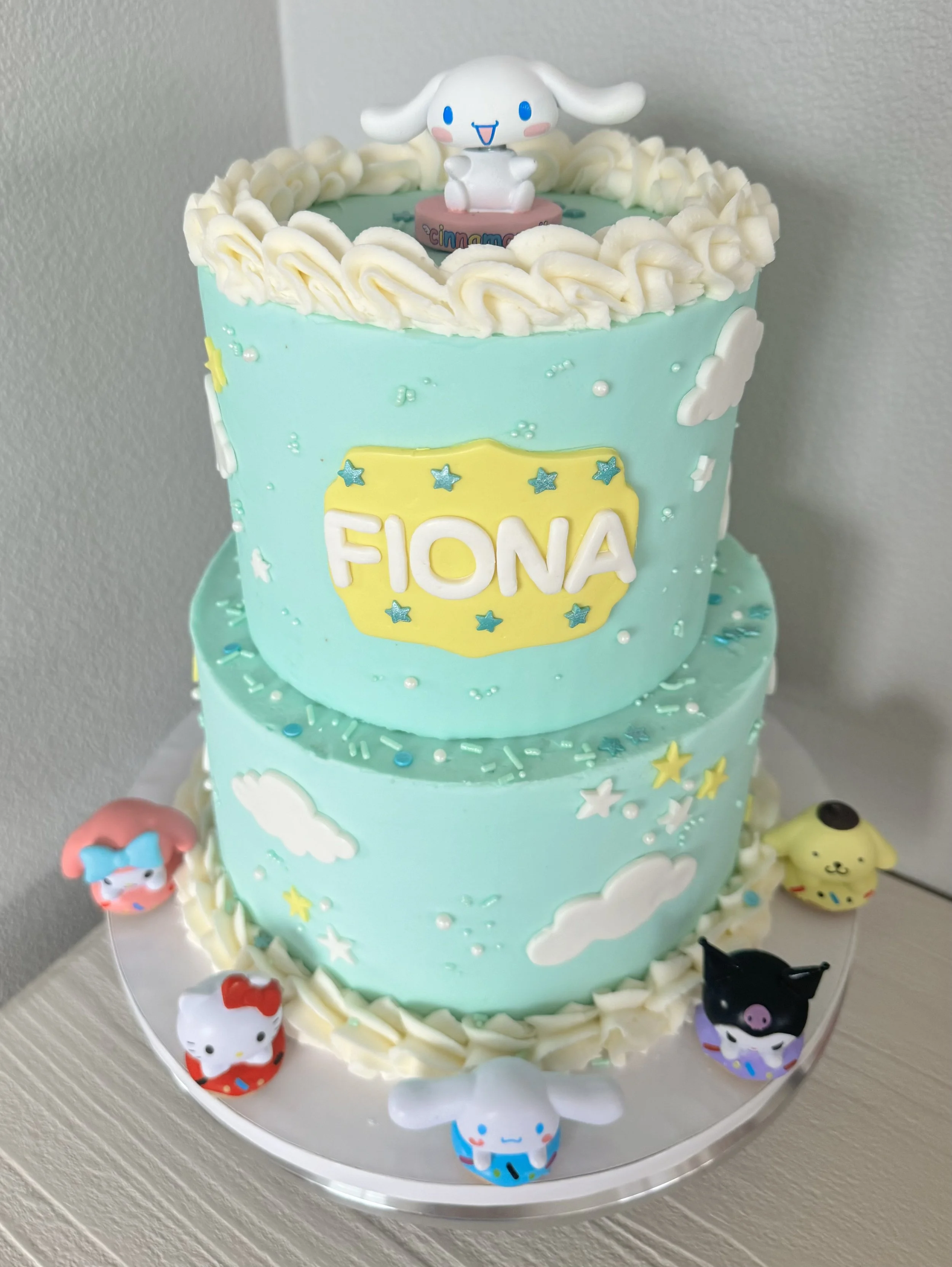 birthday cake cinnamoroll sanrio kuromi hello kitty