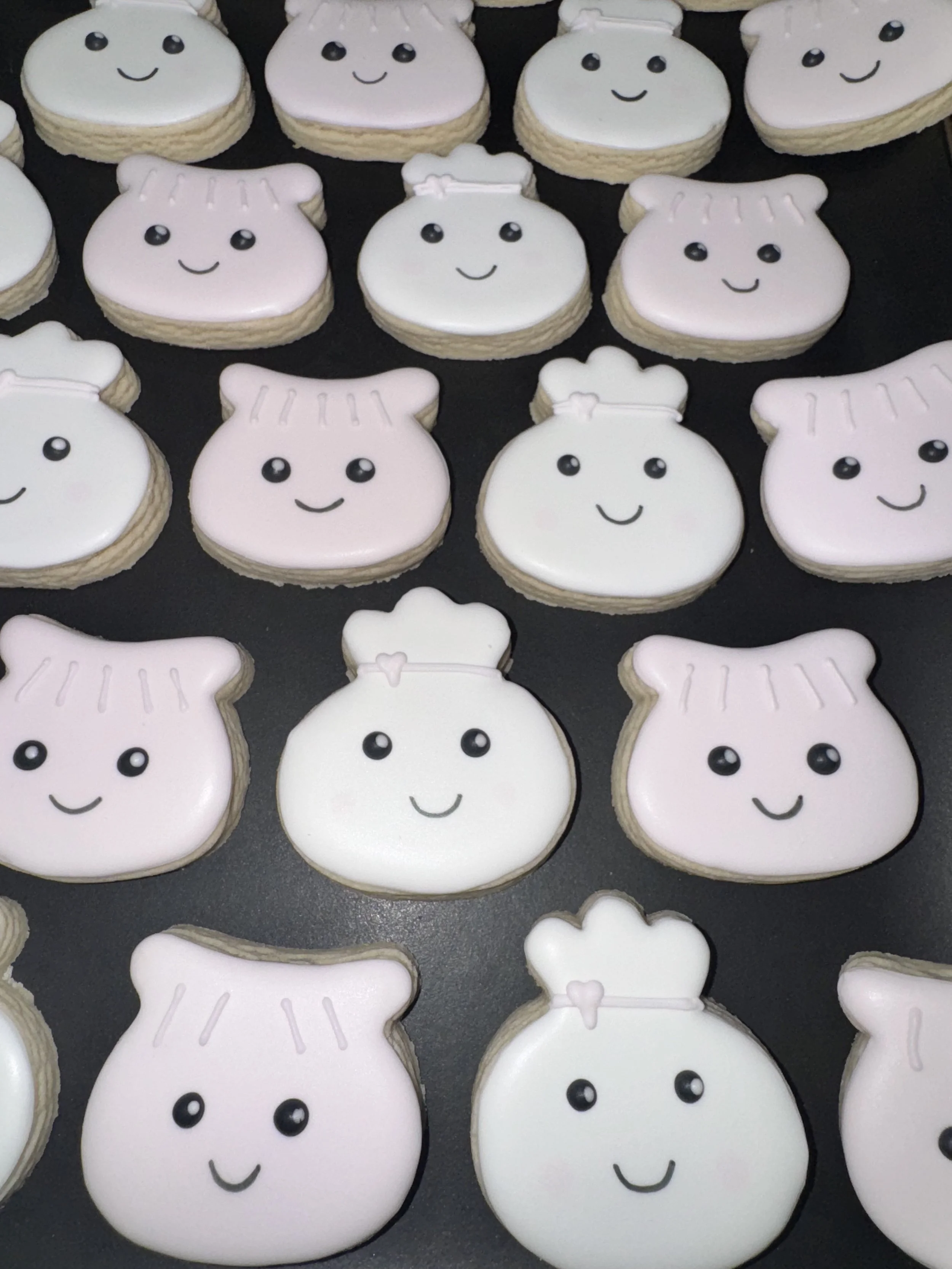 cute dumpling cookies soup birthday