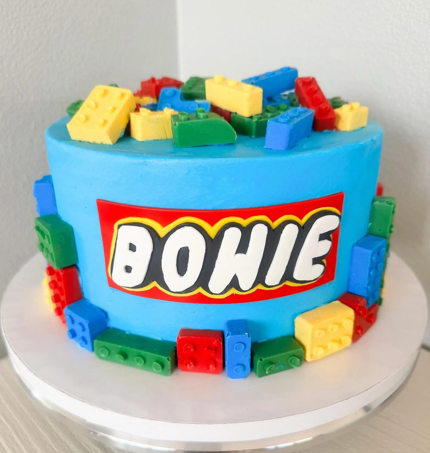 LEGO cake 🔴🟡🔵🟢 

#lego #legobirthday #legocake #customcake #bayarea #bayareabaker