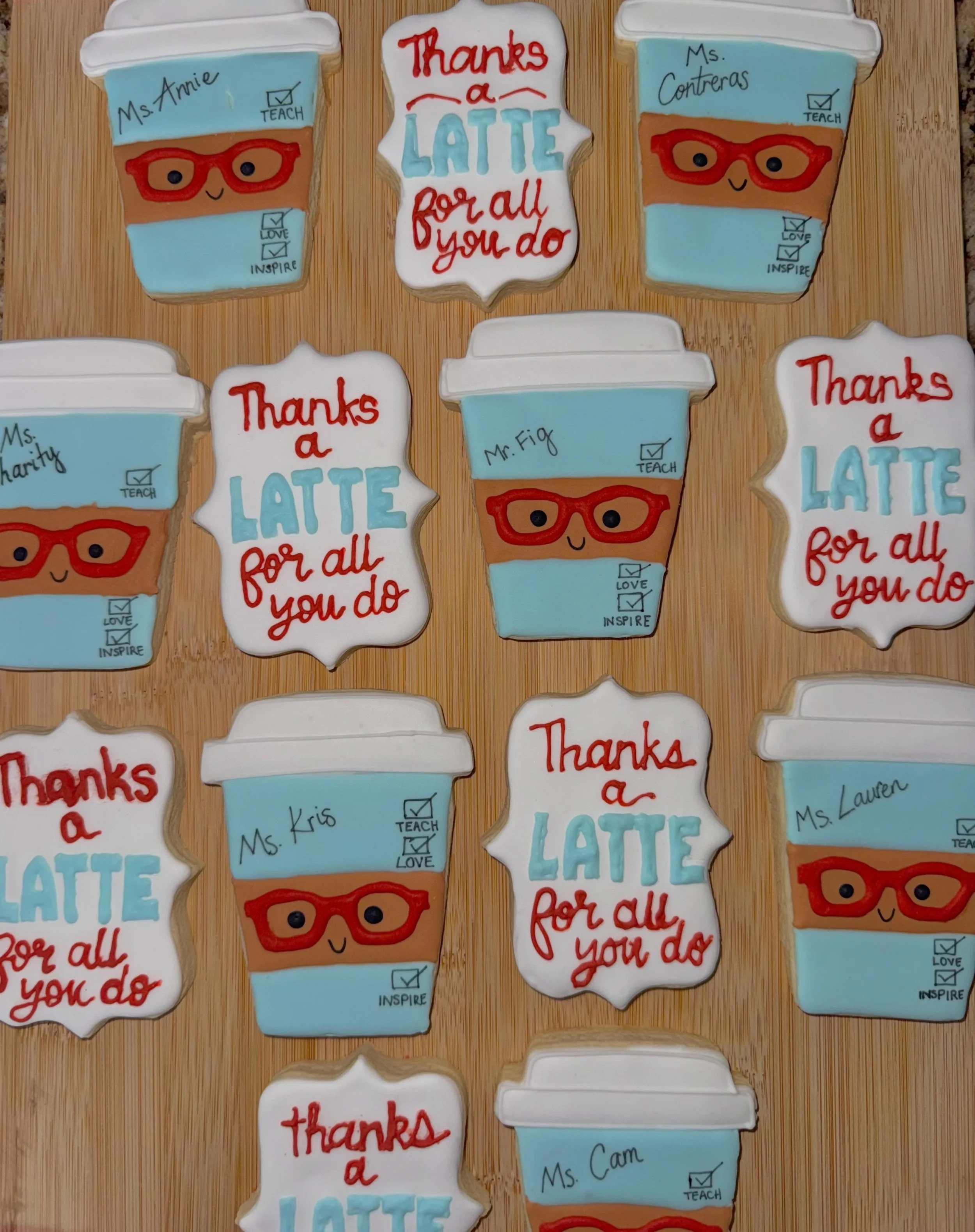 We love our teachers 🩷📚✏️ 🖍️ a simple thank you is never enough! 

#teacherappreciationweek #teacherappreciationcookies #customcookies #bayarea #bayareabakery
