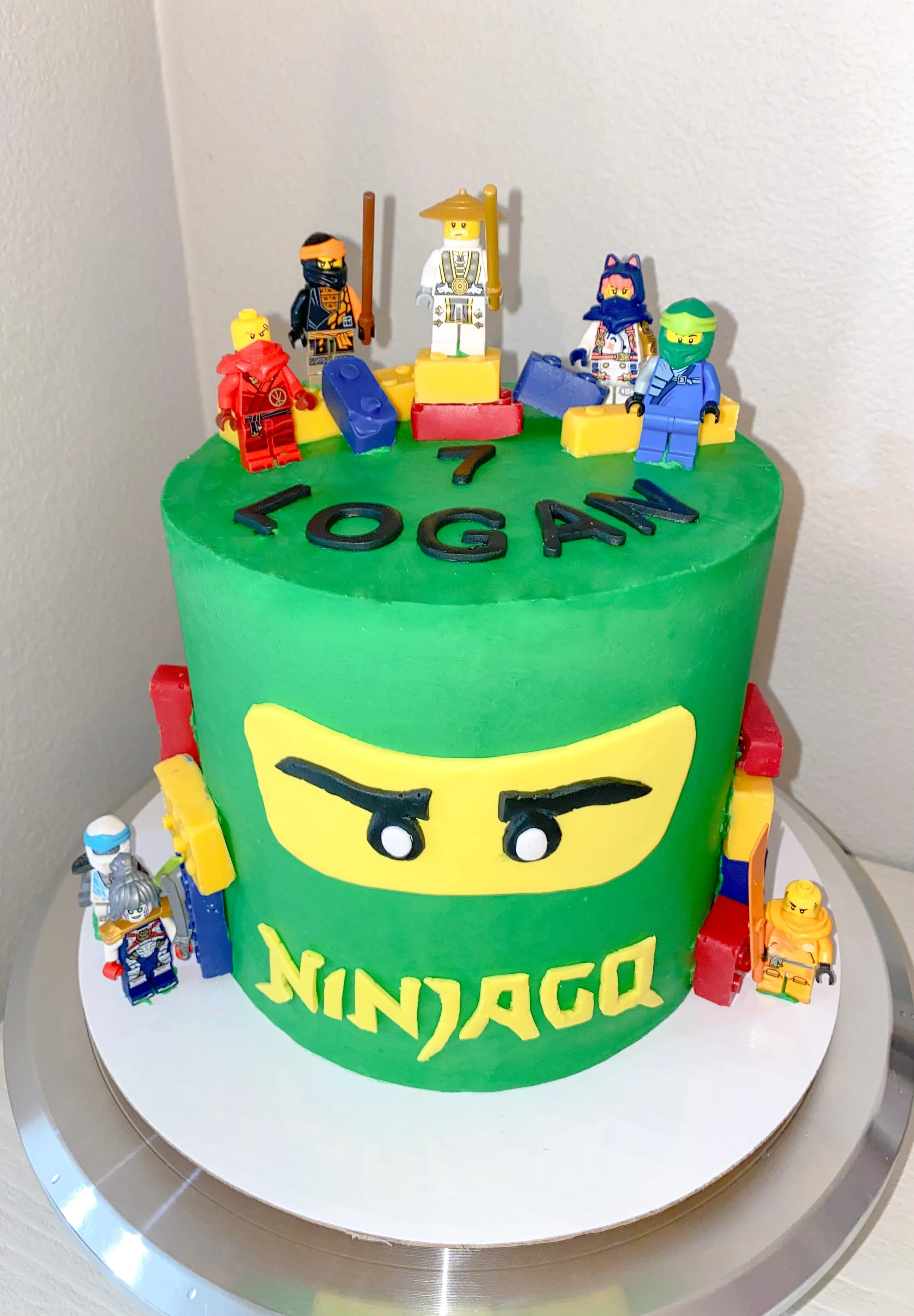 Ninjago lego birthday cake