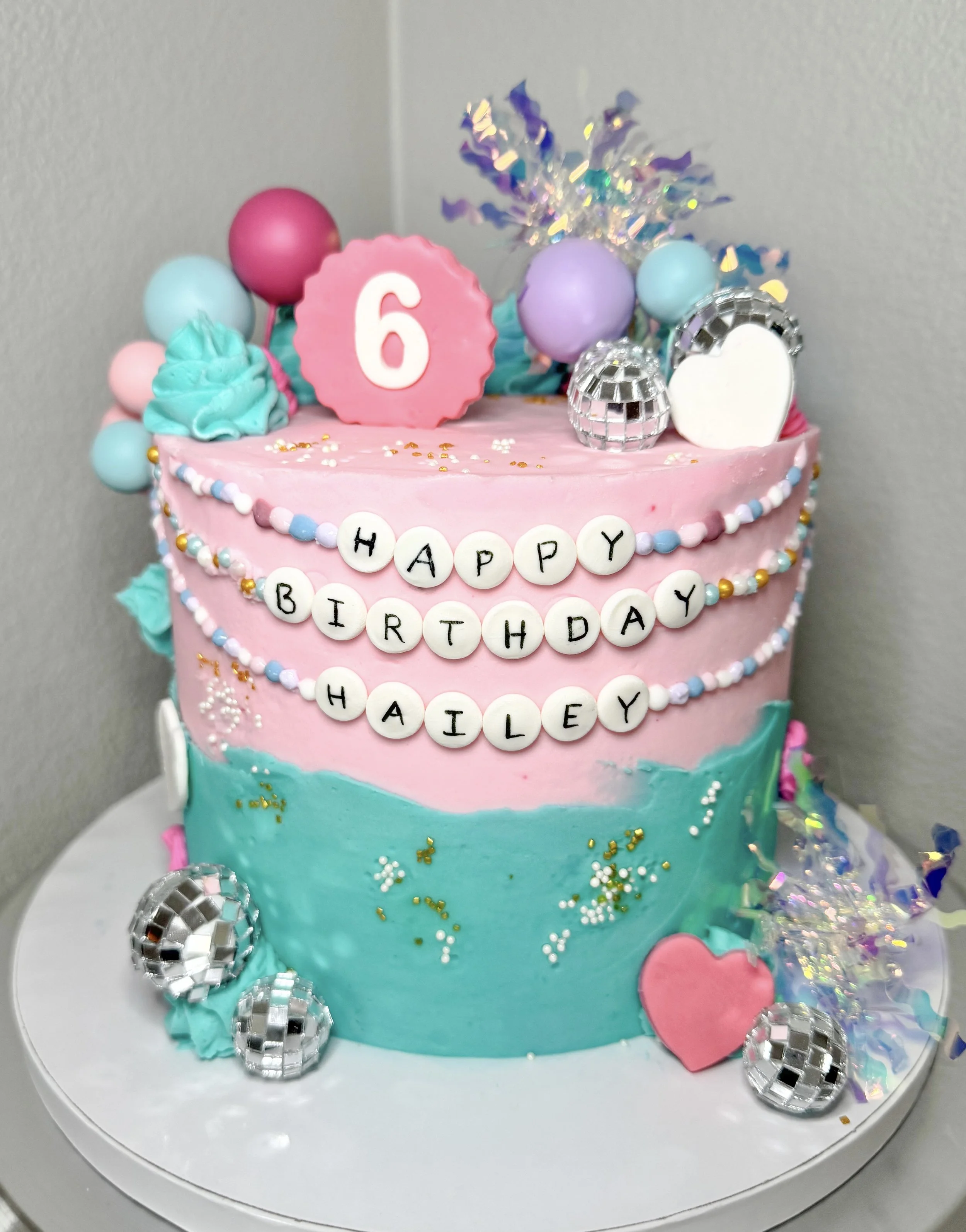 taylor swift birthday cake popstar friendship bracelet