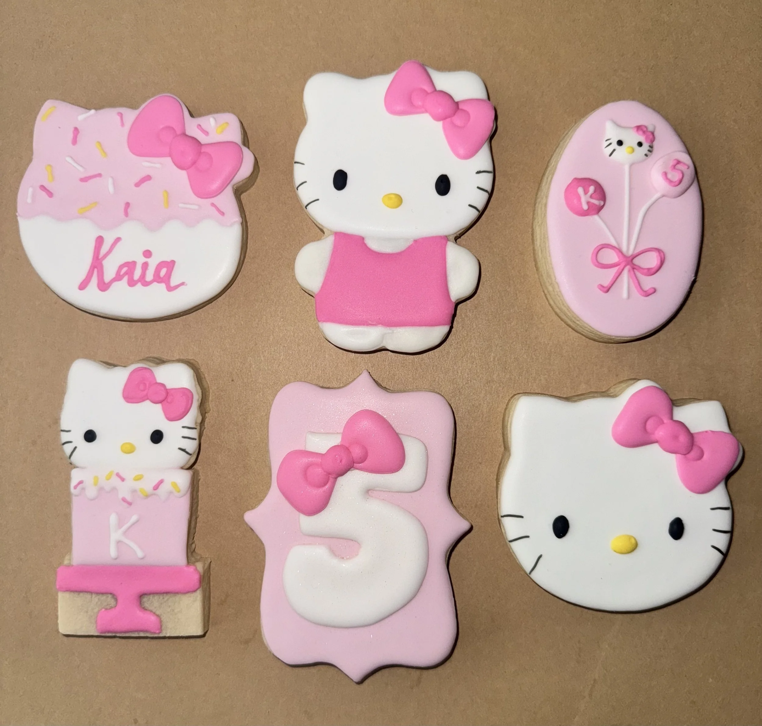hello kitty birthday cookie sprinkles balloons