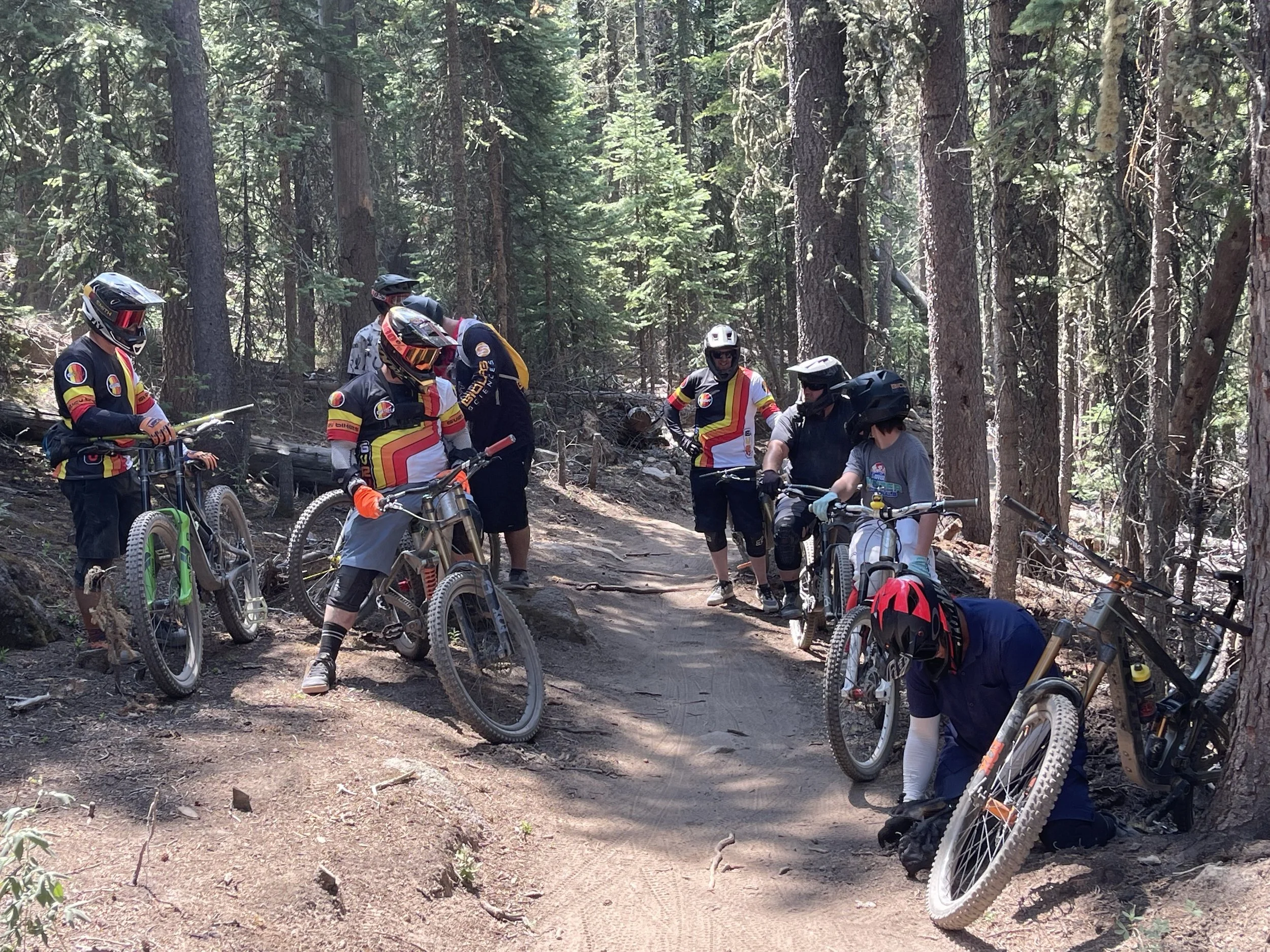 Regrouping on the trails