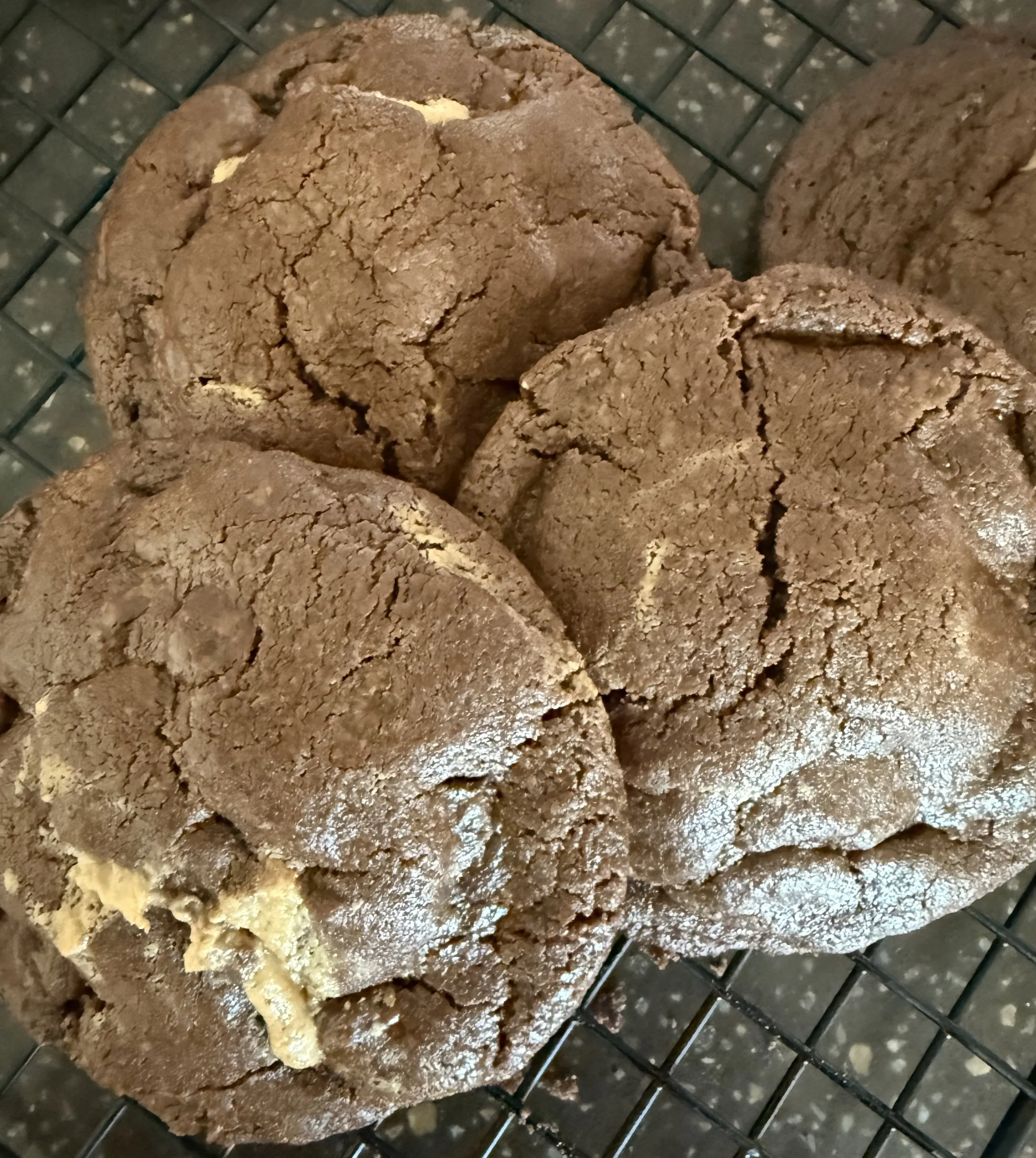 Peanut Butter Stuffed Triple Chocolate