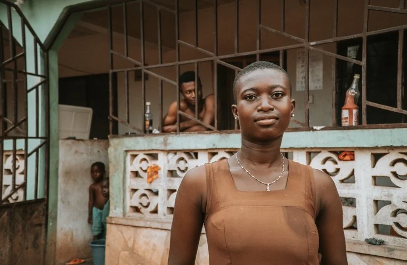 villagers of Ghana, Africa
