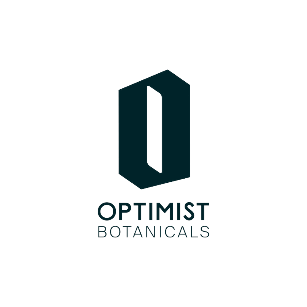 Optimist Botanicals logo, PRISMATICS client