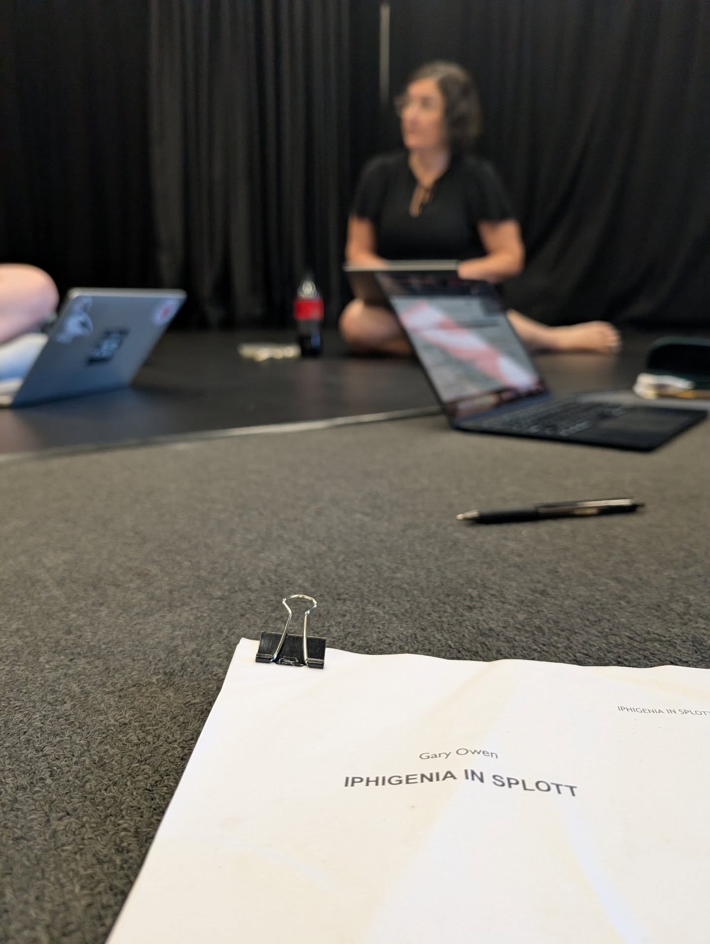No sleep for the Hungry!

Mon-Fri developing Life is Swift with young artists from @corrugatedironyoutharts 

Sunday rehearsing Iphigenia in Splott by Gary Owen for the @browns_mart Engage program

Also 👀 our newest Heart Kelly Blumberg 💗