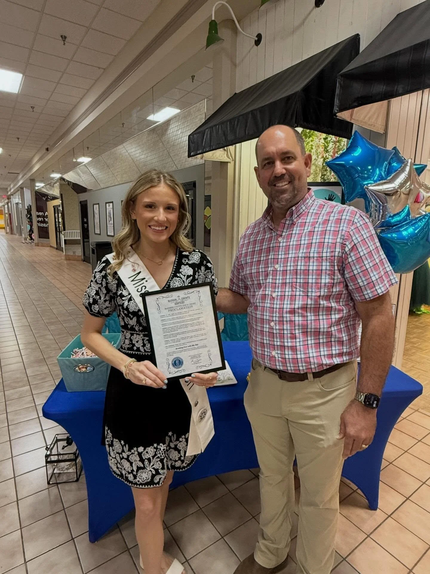 These were taken April 4, 2026. Madison Judge Executive Reagan Taylor presented me with a proclamation designating April 4 &ldquo;breaking Free with Ally Day&rdquo; for the purpose of spreading awareness and education in efforts to stop child abuse.